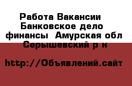 Работа Вакансии - Банковское дело, финансы. Амурская обл.,Серышевский р-н